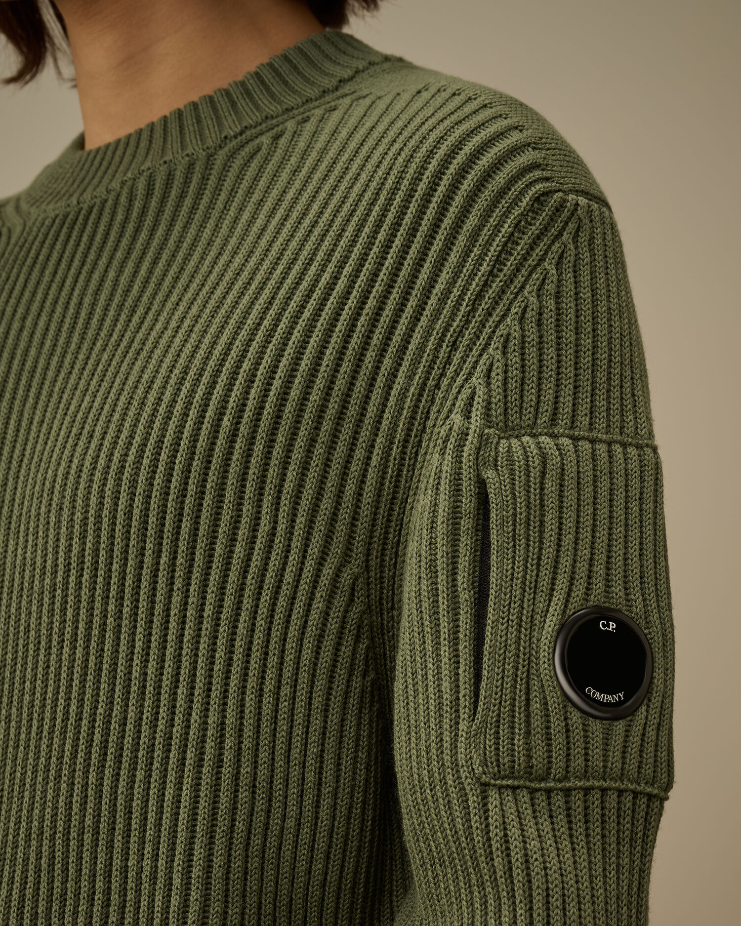 Re-Wool Crewneck Lens Sweater - 5