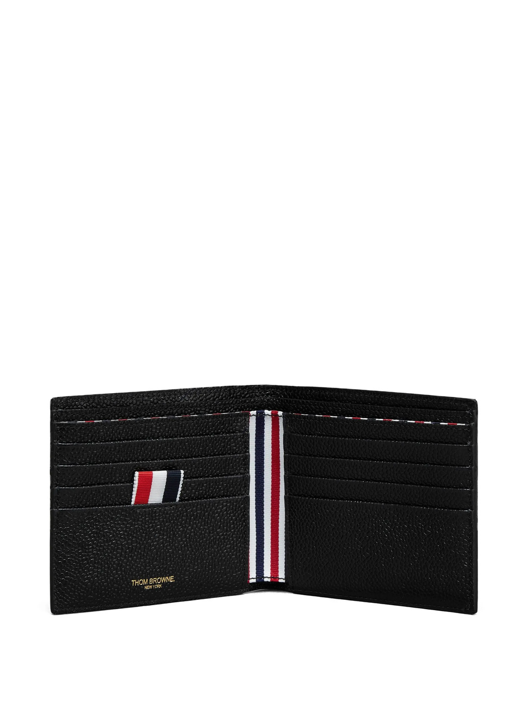 Pebble Grain Goose Embroidery Bilfold Men - 3