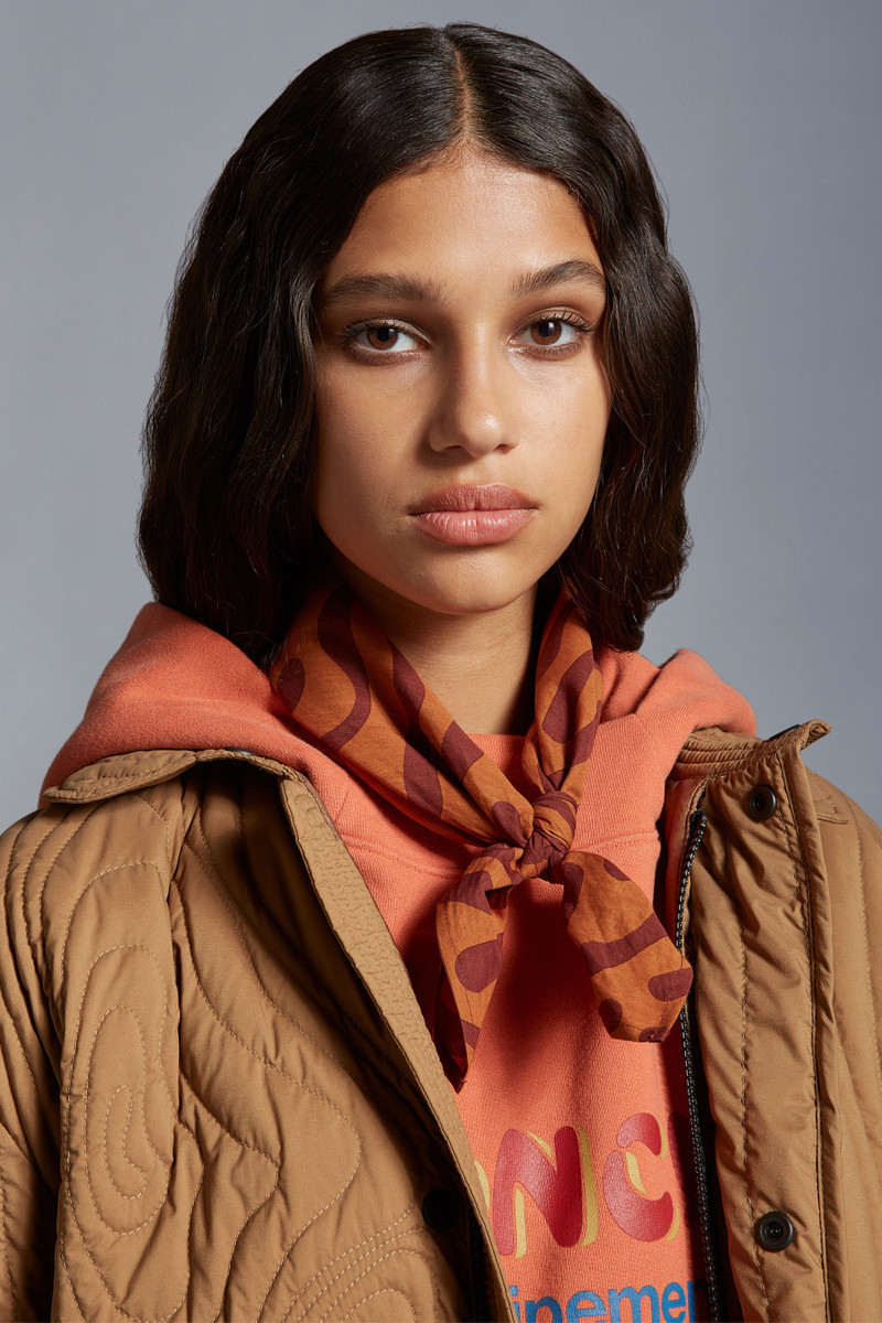 Moncler Printed Cotton Scarf outlook