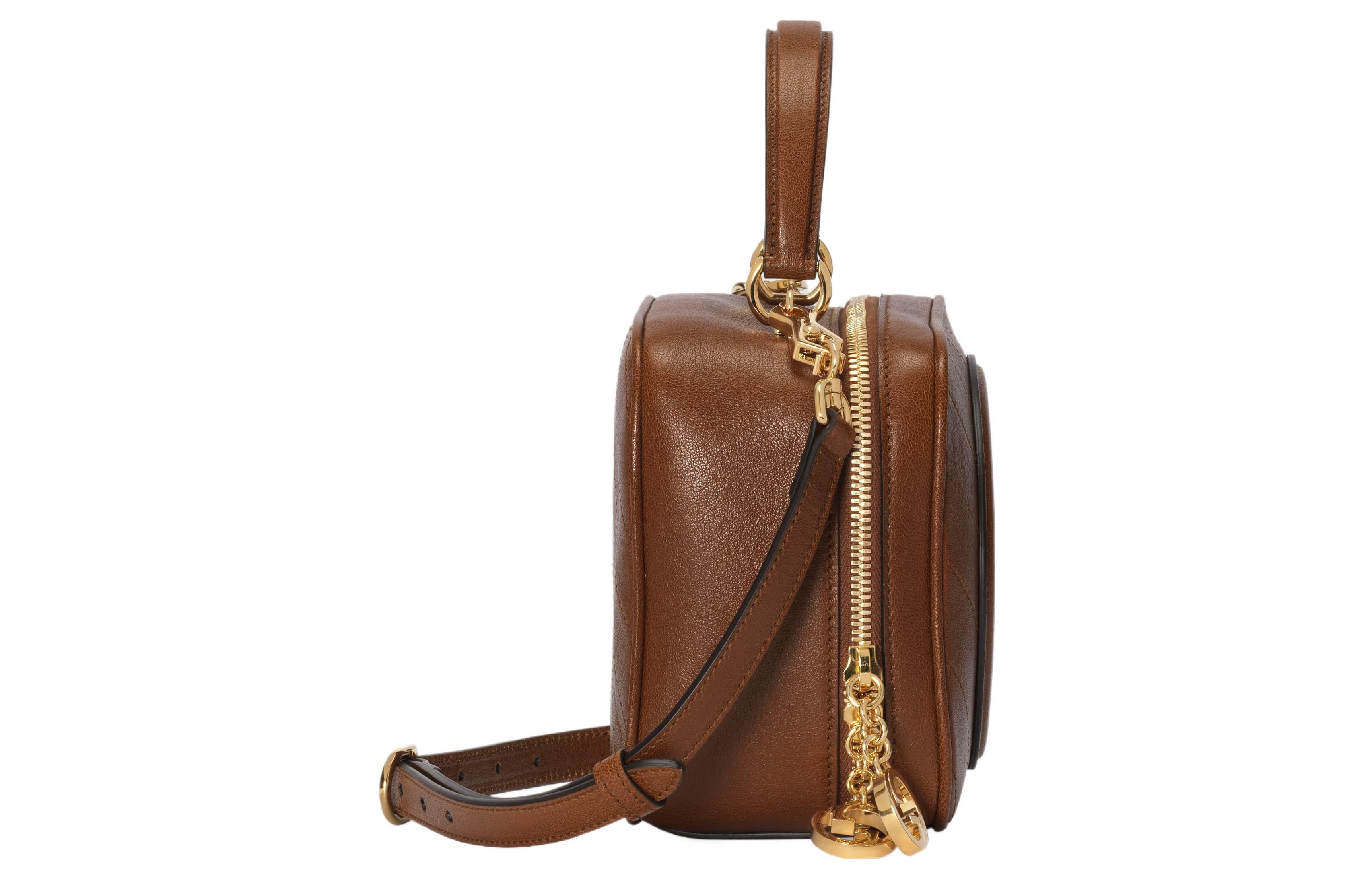 (WMNS) Gucci Blondie Top Handle Bag 'Brown' 744434-1IV0G-2535 - 4