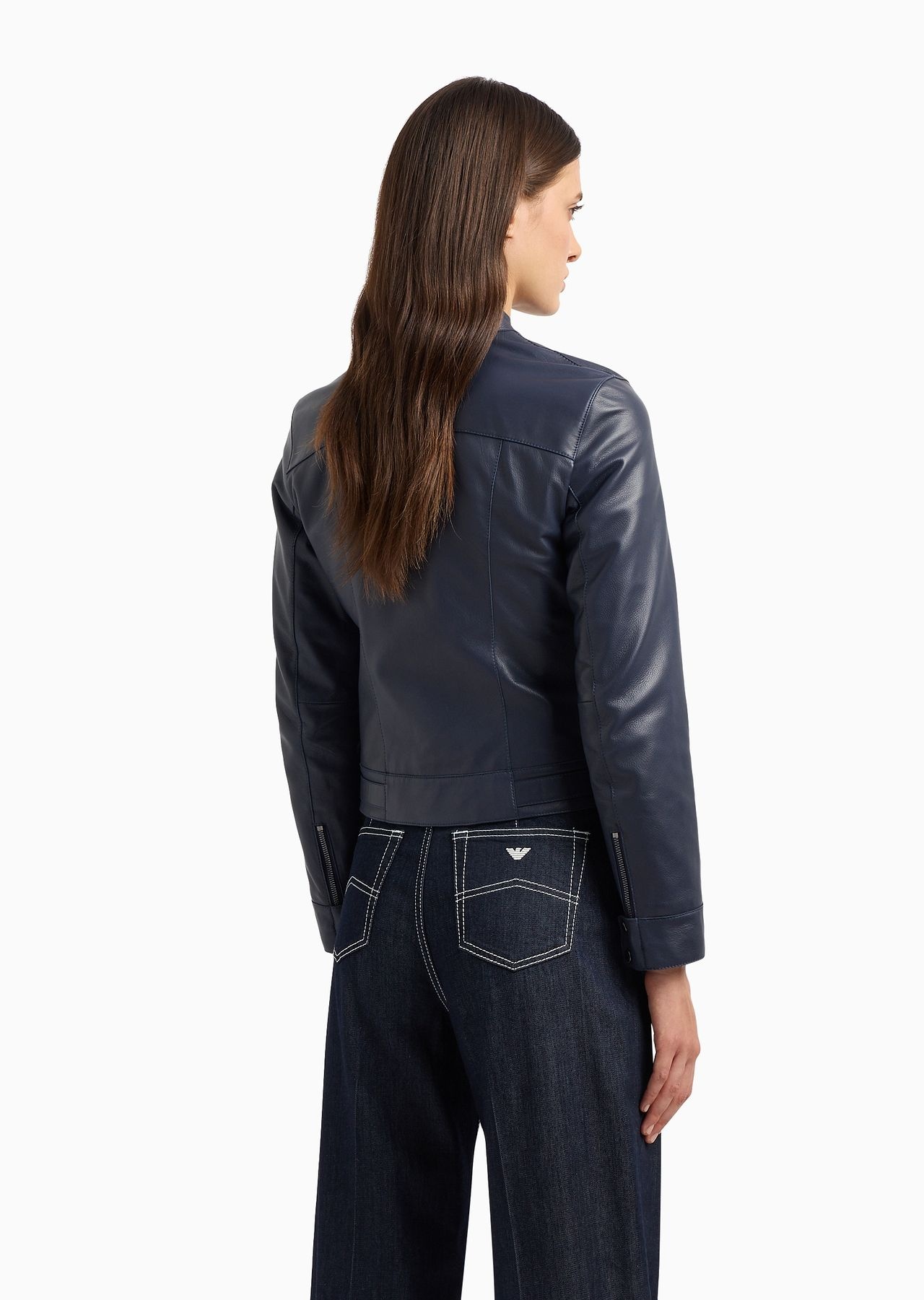 Biker jacket in lambskin nappa leather with a soft feel - 3