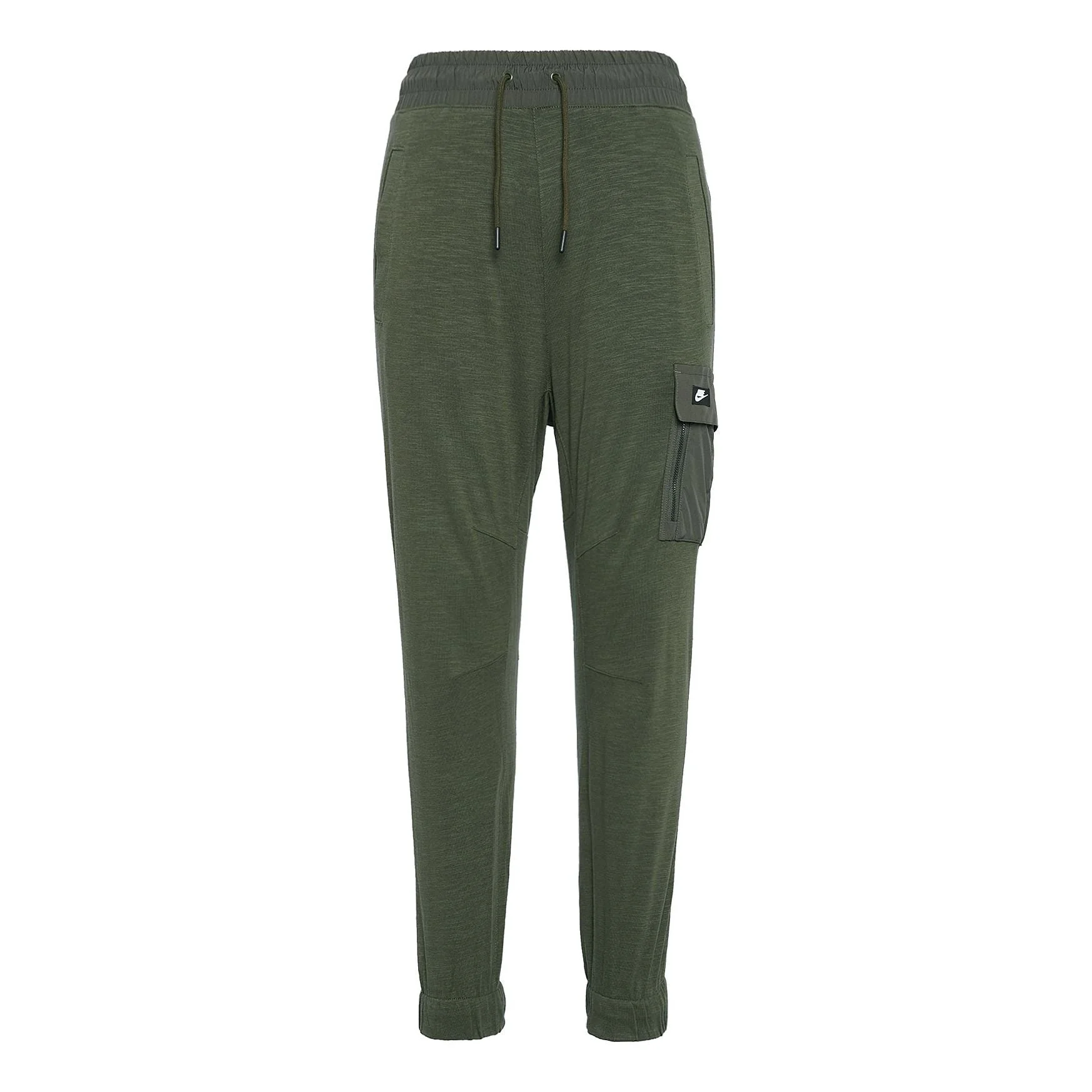 Men's Nike Training Sports Side Pocket Bundle Feet Long Pants/Trousers Green CV8988-325 - 1