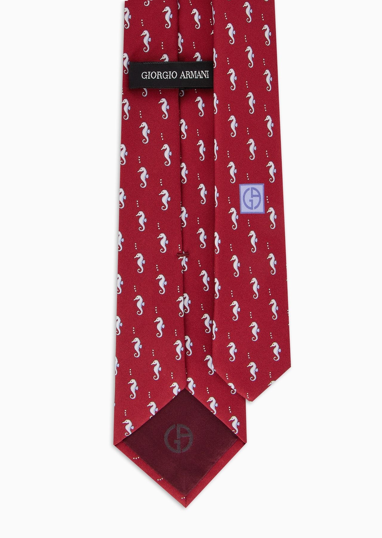 ASV printed silk tie - 2