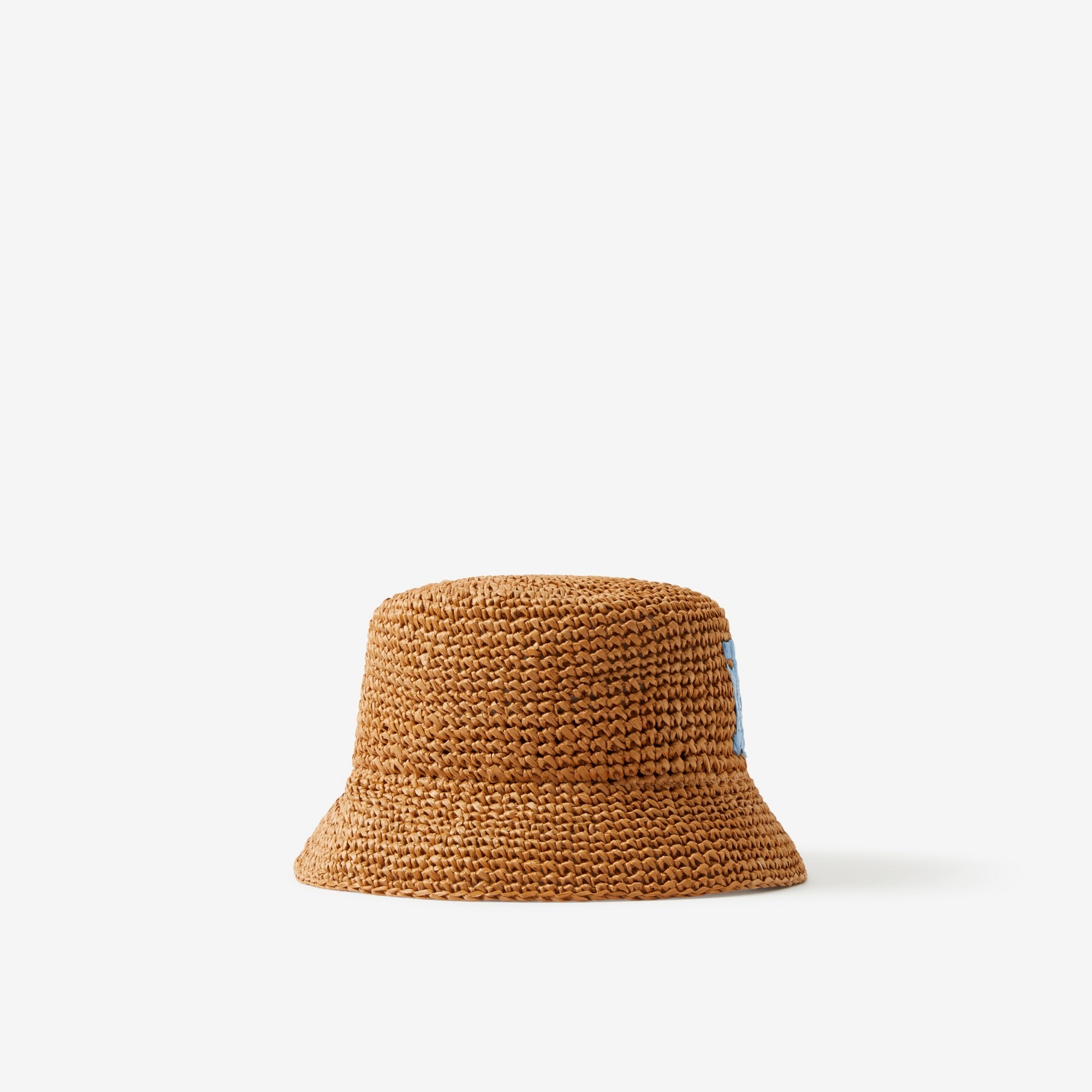 Monogram Motif Raffia-effect Bucket Hat - 2