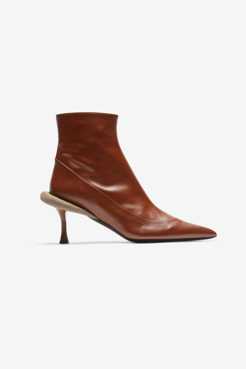 MESH-TRIMMED ANKLE BOOTS 1