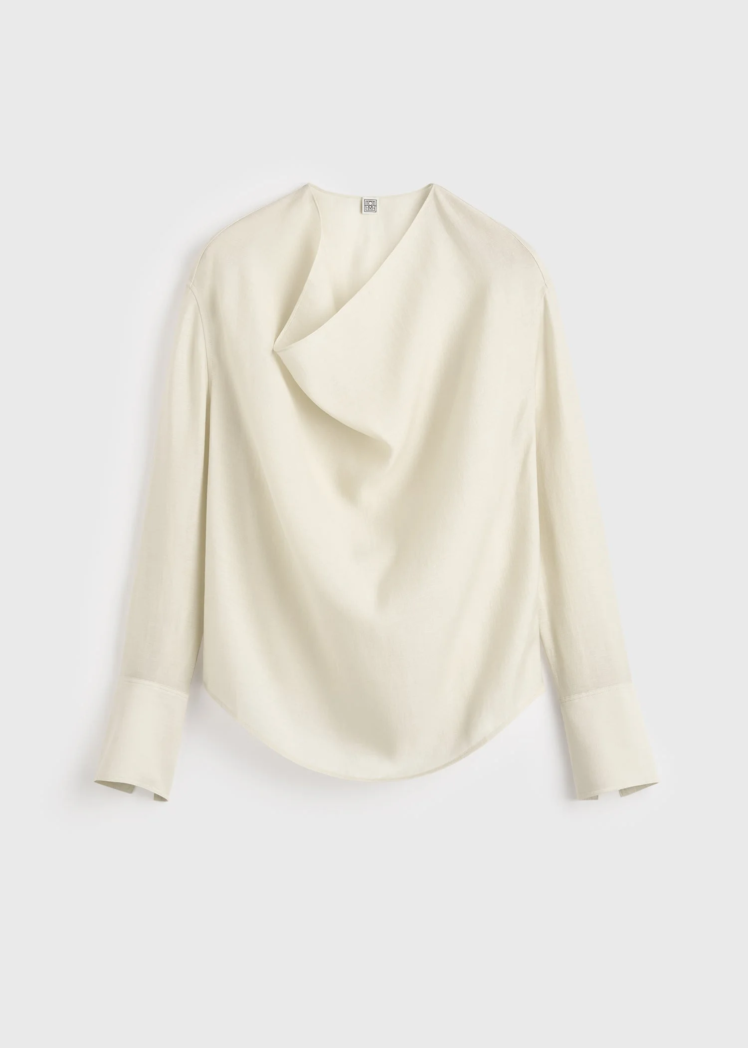 Cowl blouse ecru - 1