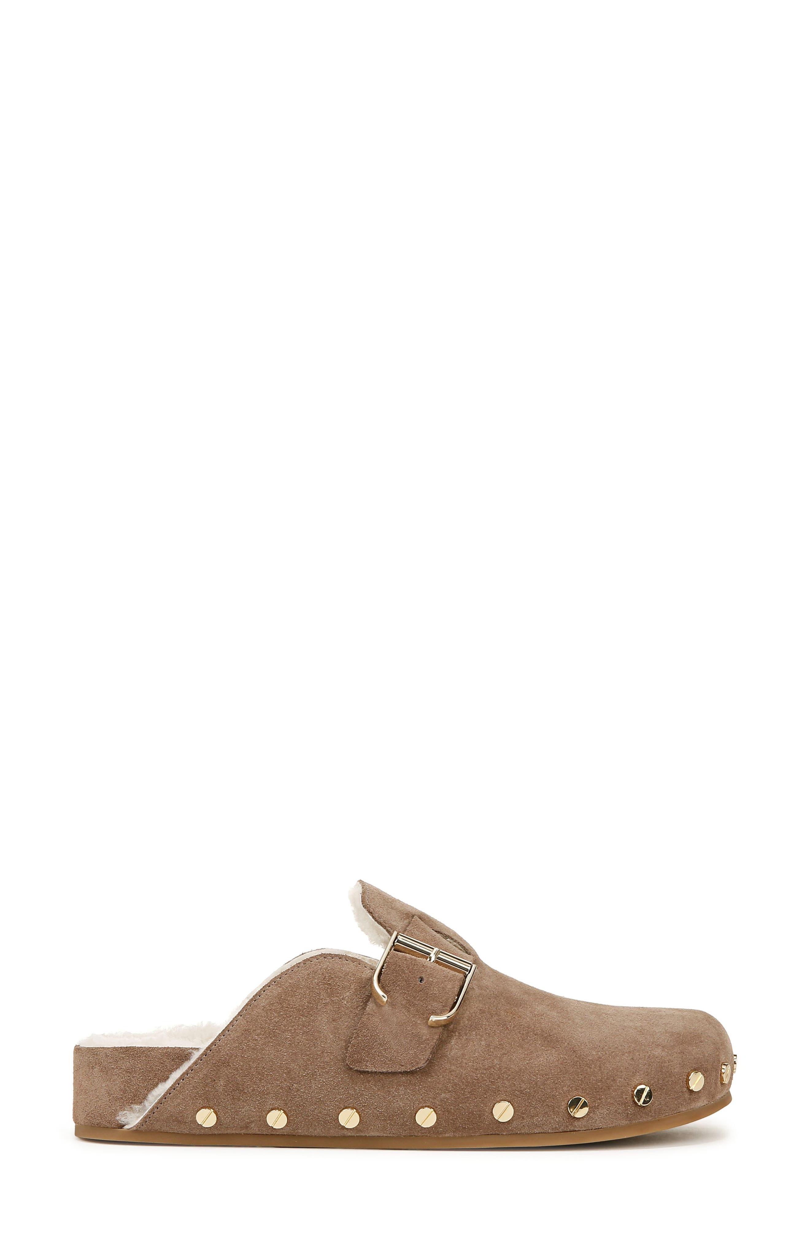 Veronica Beard Fern 2 Genuine Shearling Clog in Taupe at Nordstrom - 3