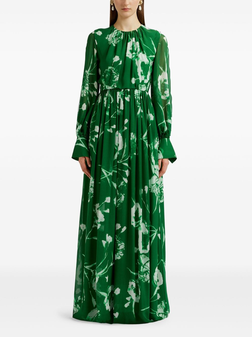 long-sleeved dress - 2
