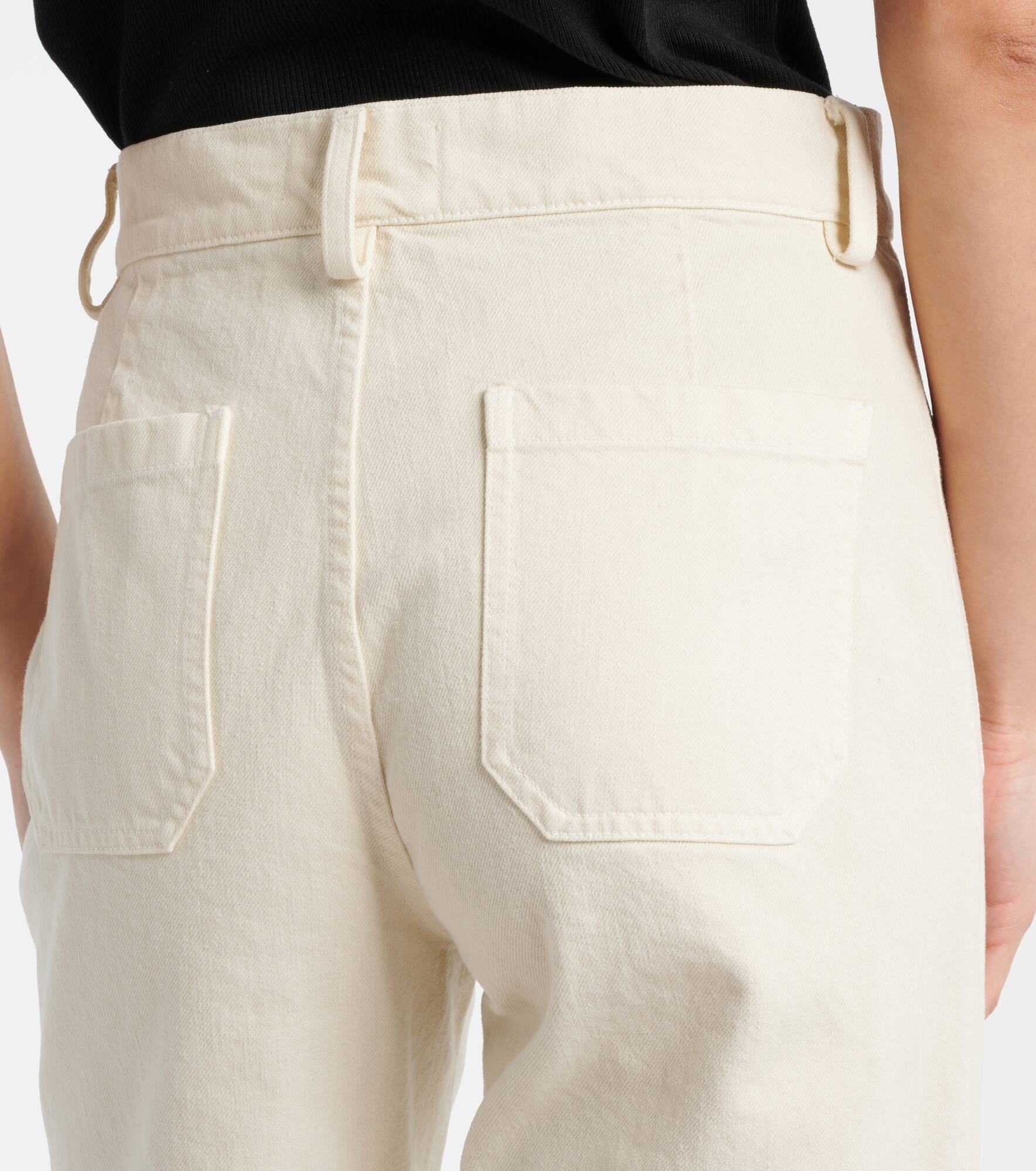 Florence cotton wide-leg pants - 6