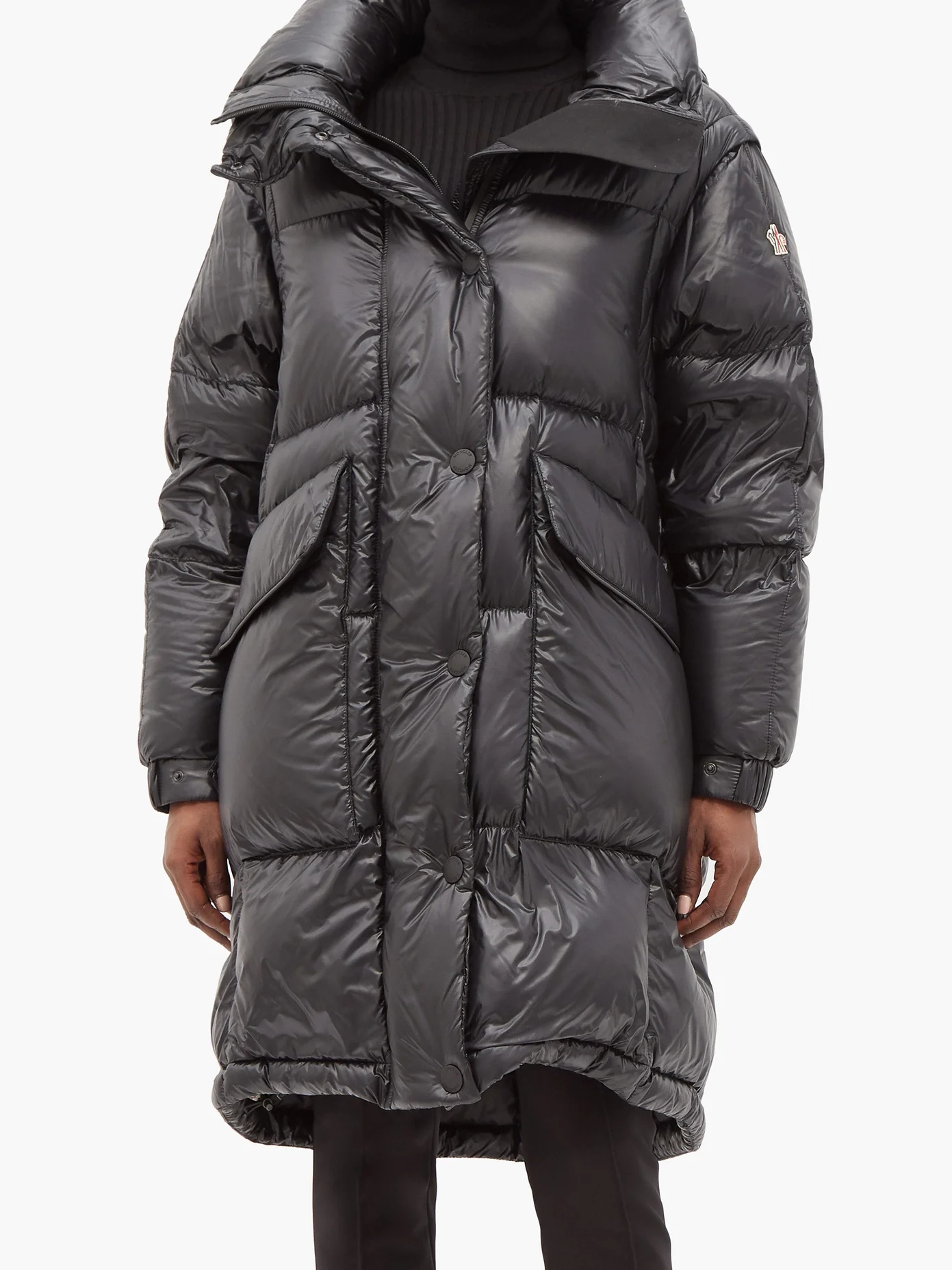 Entreves quilted down hooded jacket - 6