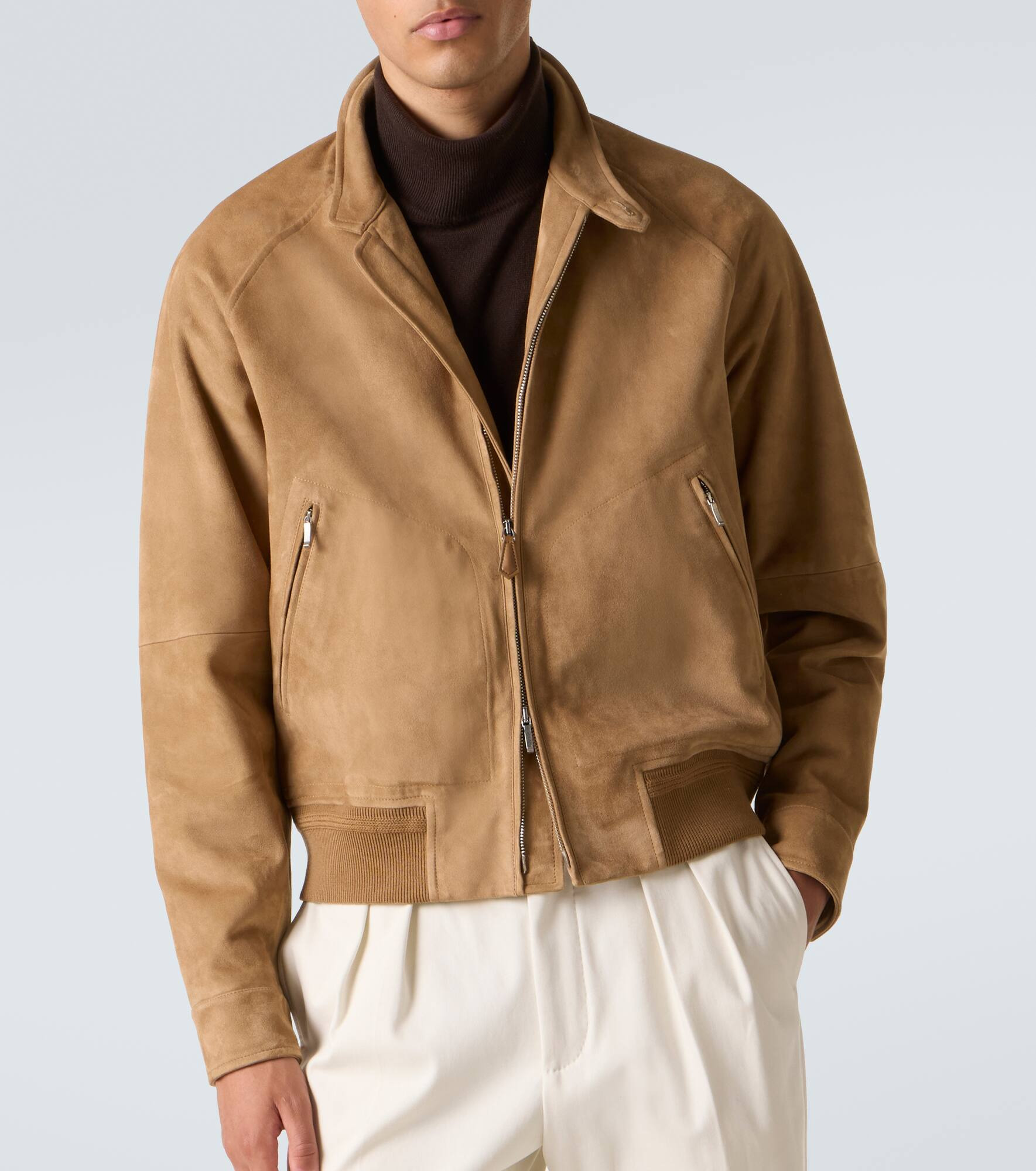 Novak suede bomber jacket - 5