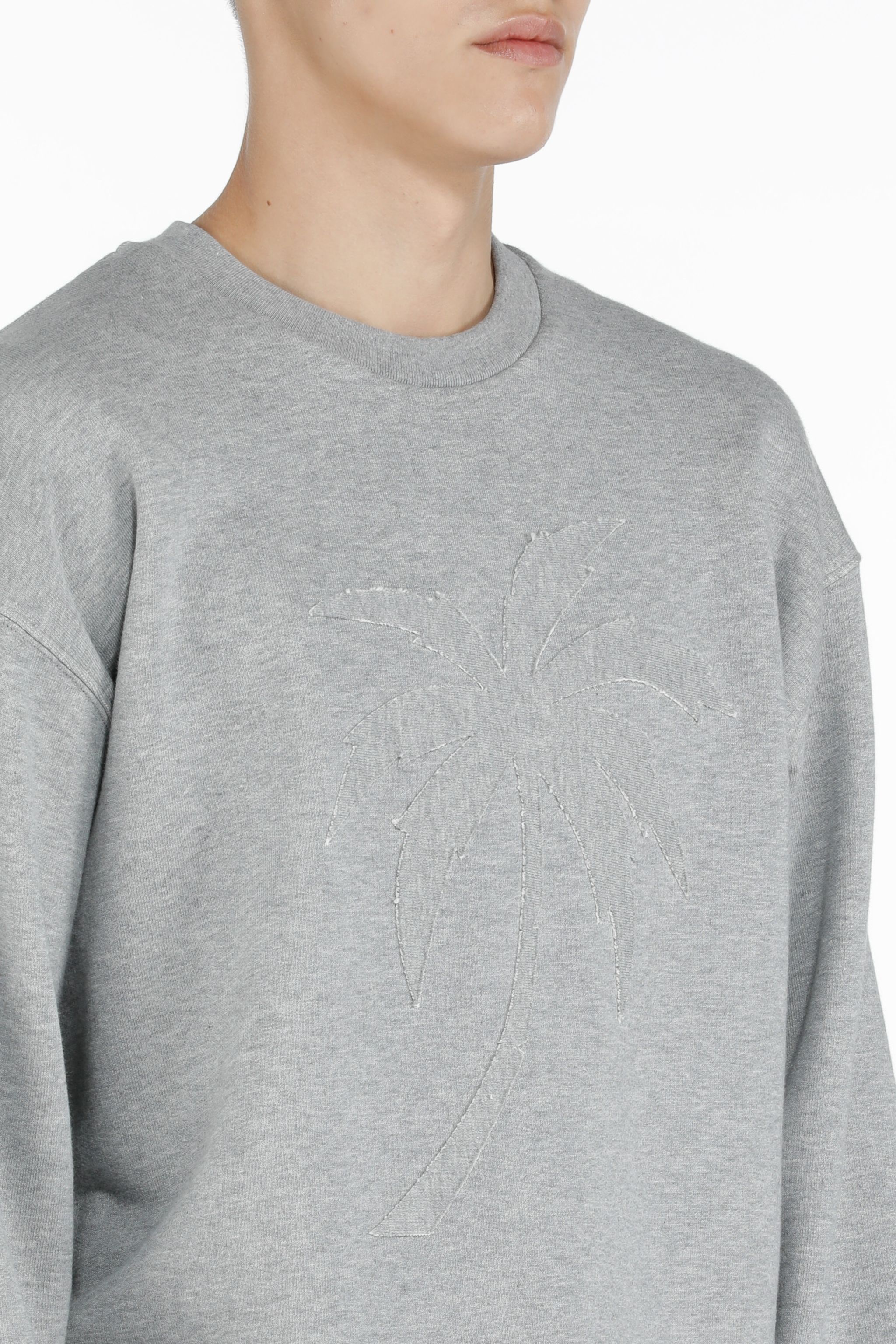 LOGO-APPLIQUÉ COTTON SWEATSHIRT - 5