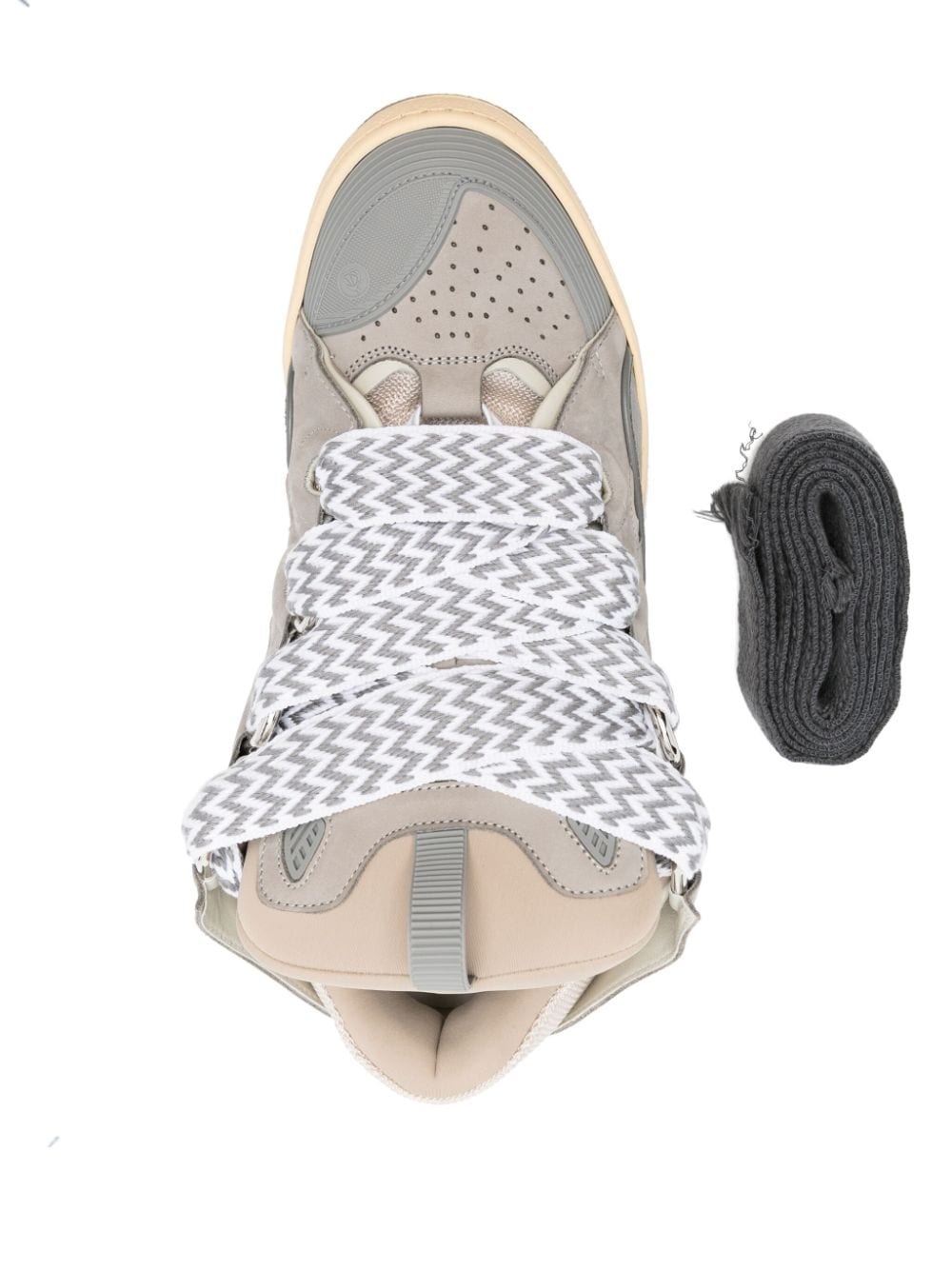 Curb leather sneakers - 4