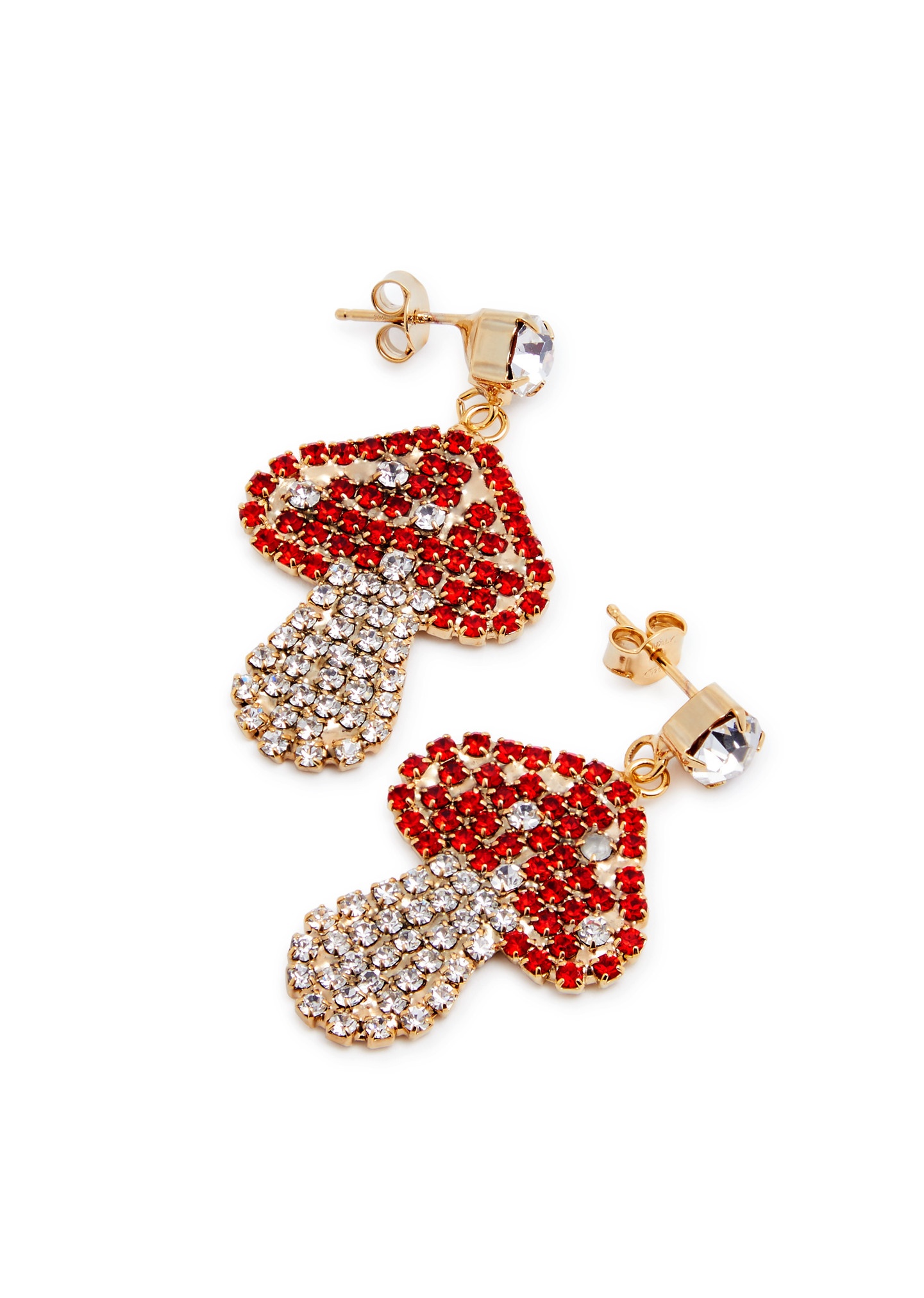 FinFerli crystal-embellished drop earrings - 3