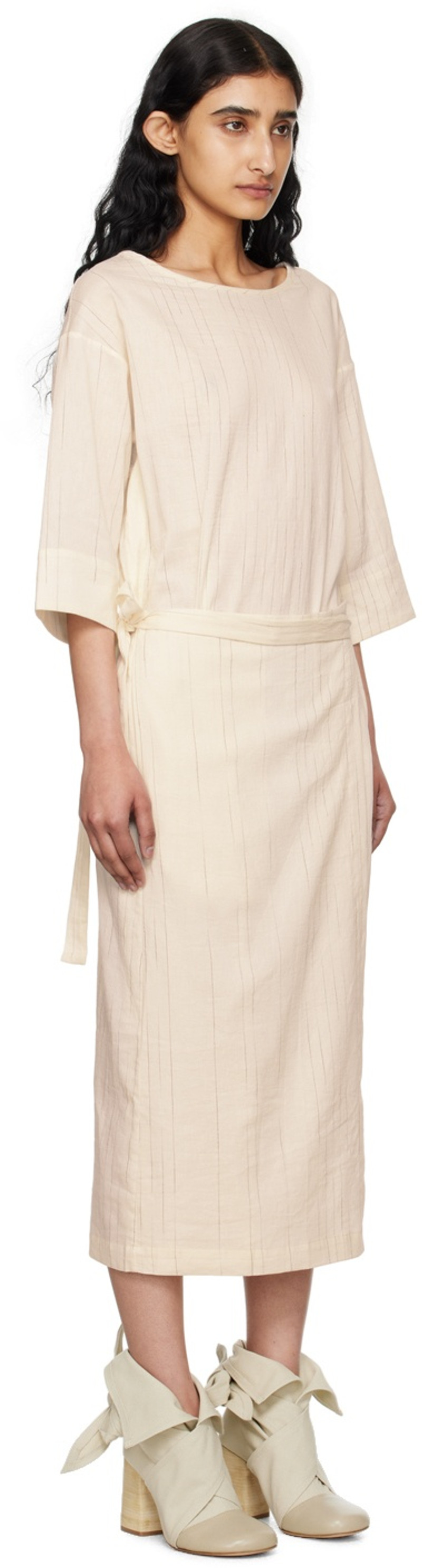 Toogood Off-White 'The Sieve Maker' Maxi Dress outlook