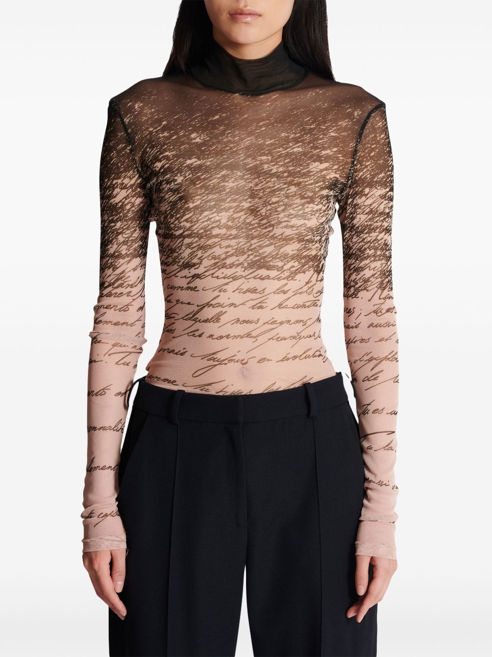 Love Letter-print top - 7