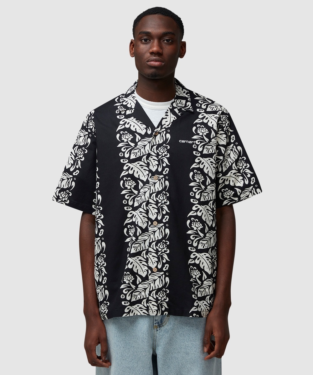 Floral short sleeve shirt - 1