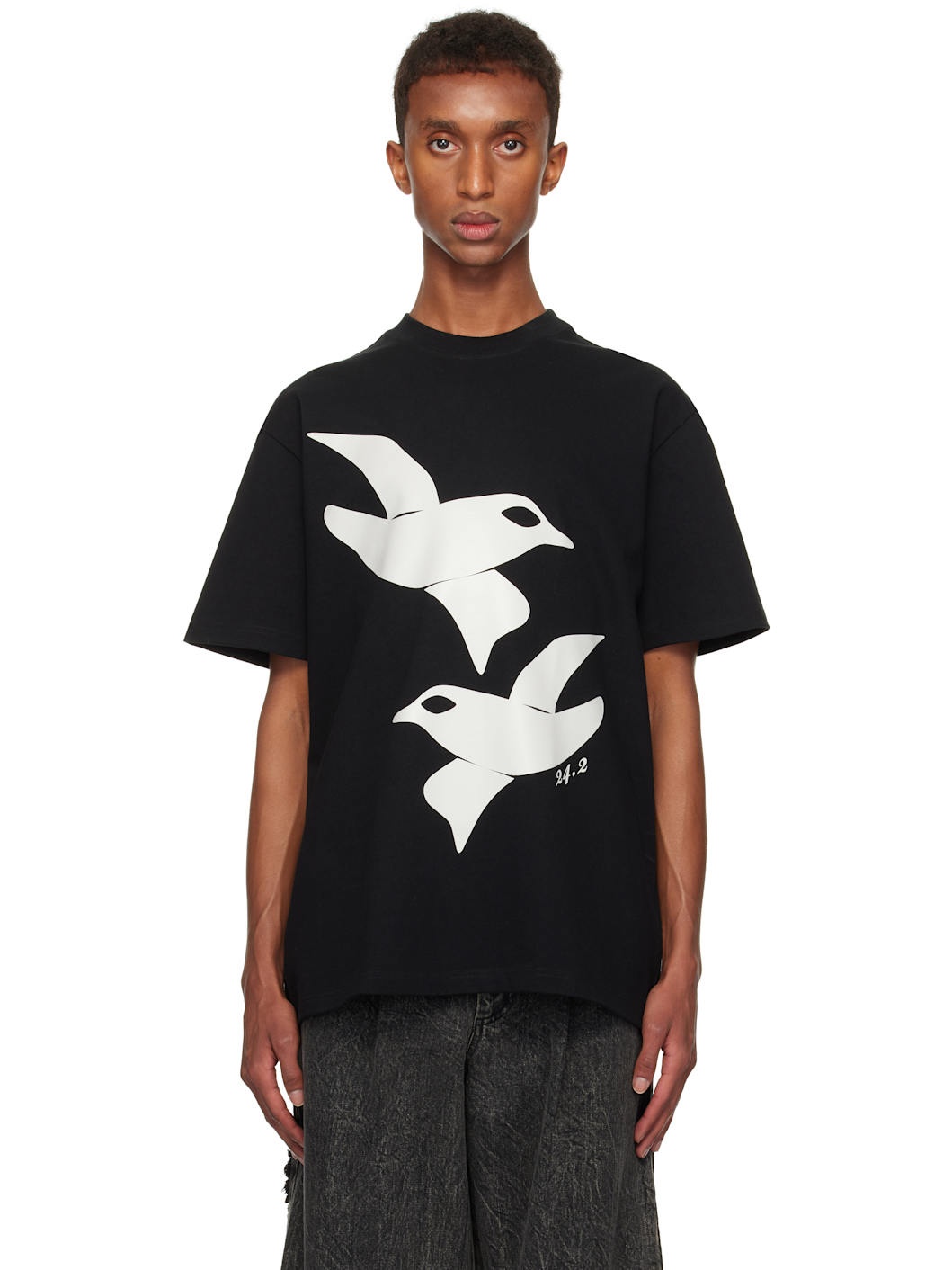 Black Birds Standard T-shirt - 1