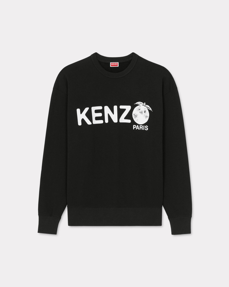 'KENZO Orange' oversized sweatshirt 1
