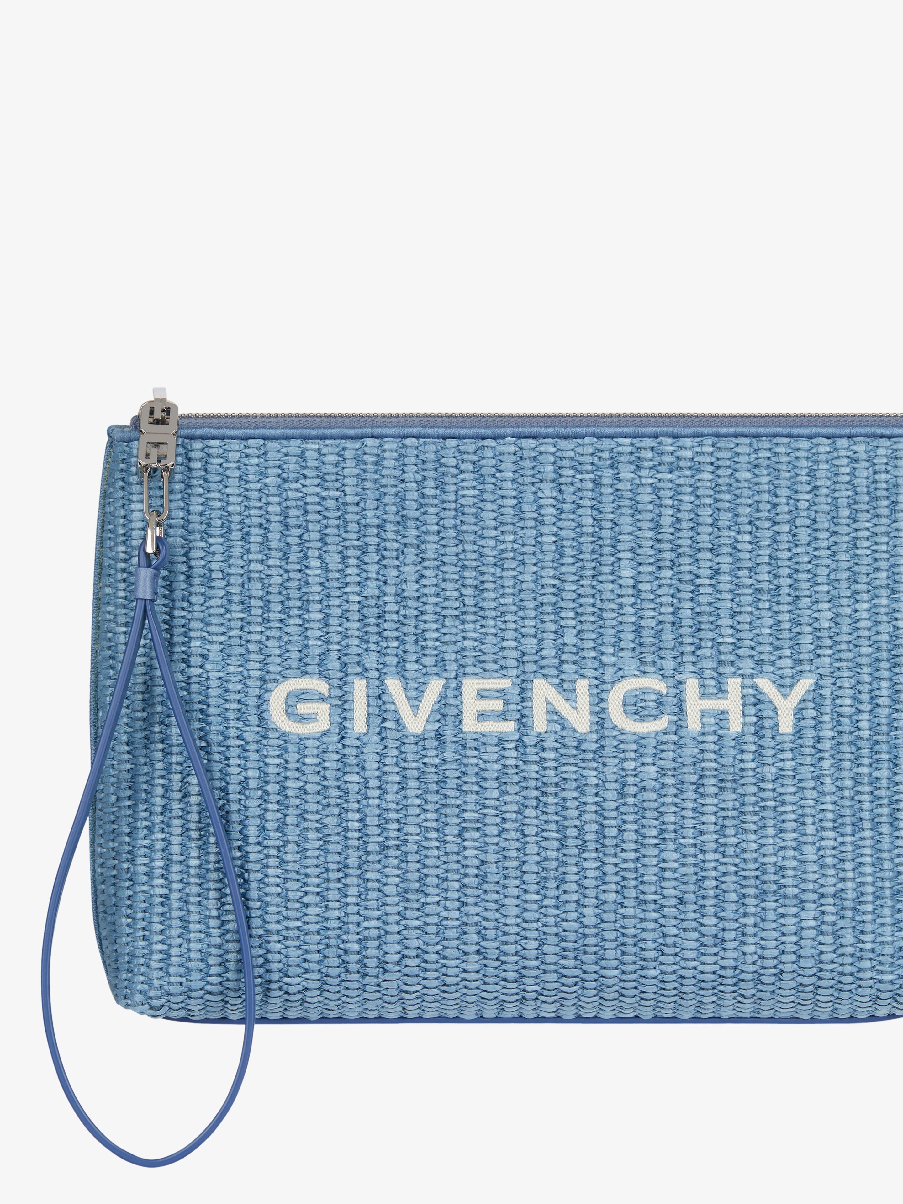 GIVENCHY TRAVEL POUCH IN RAFFIA - 4