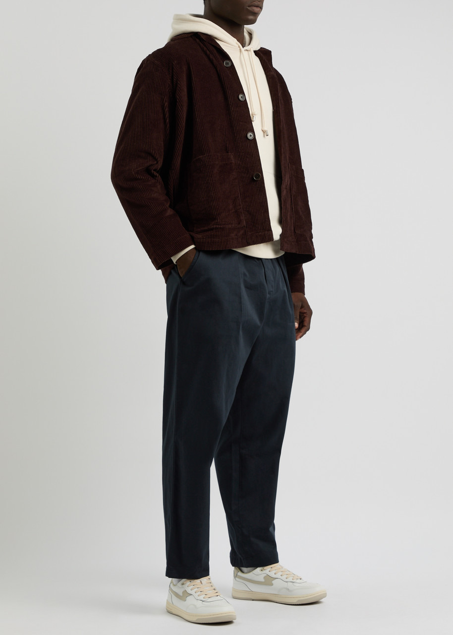 Universal Works Tapered Cotton Trousers - 4