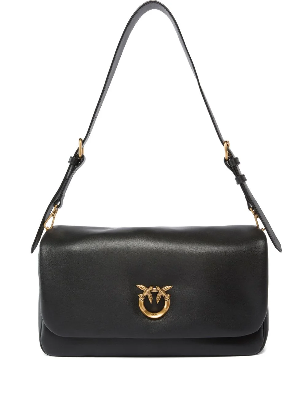 logo hardware shoulder bag - 1