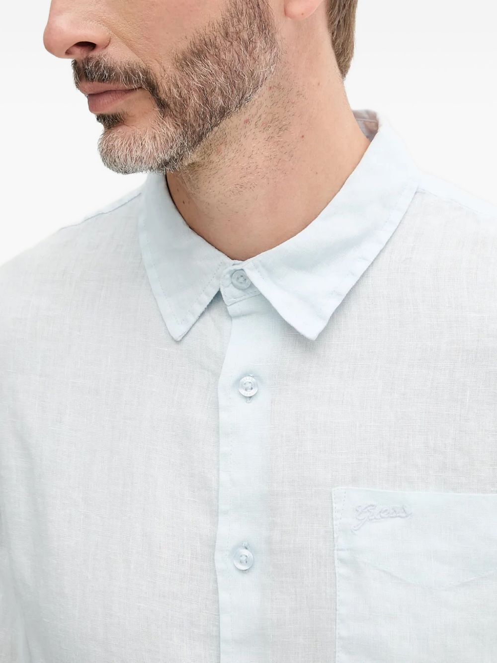 patch-pocket long-sleeve shirt - 5