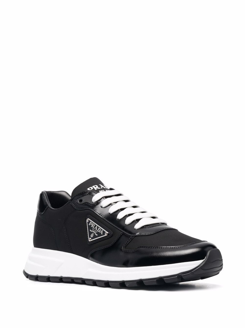 Prada Re-Nylon Triangle-logo low-top sneakers outlook