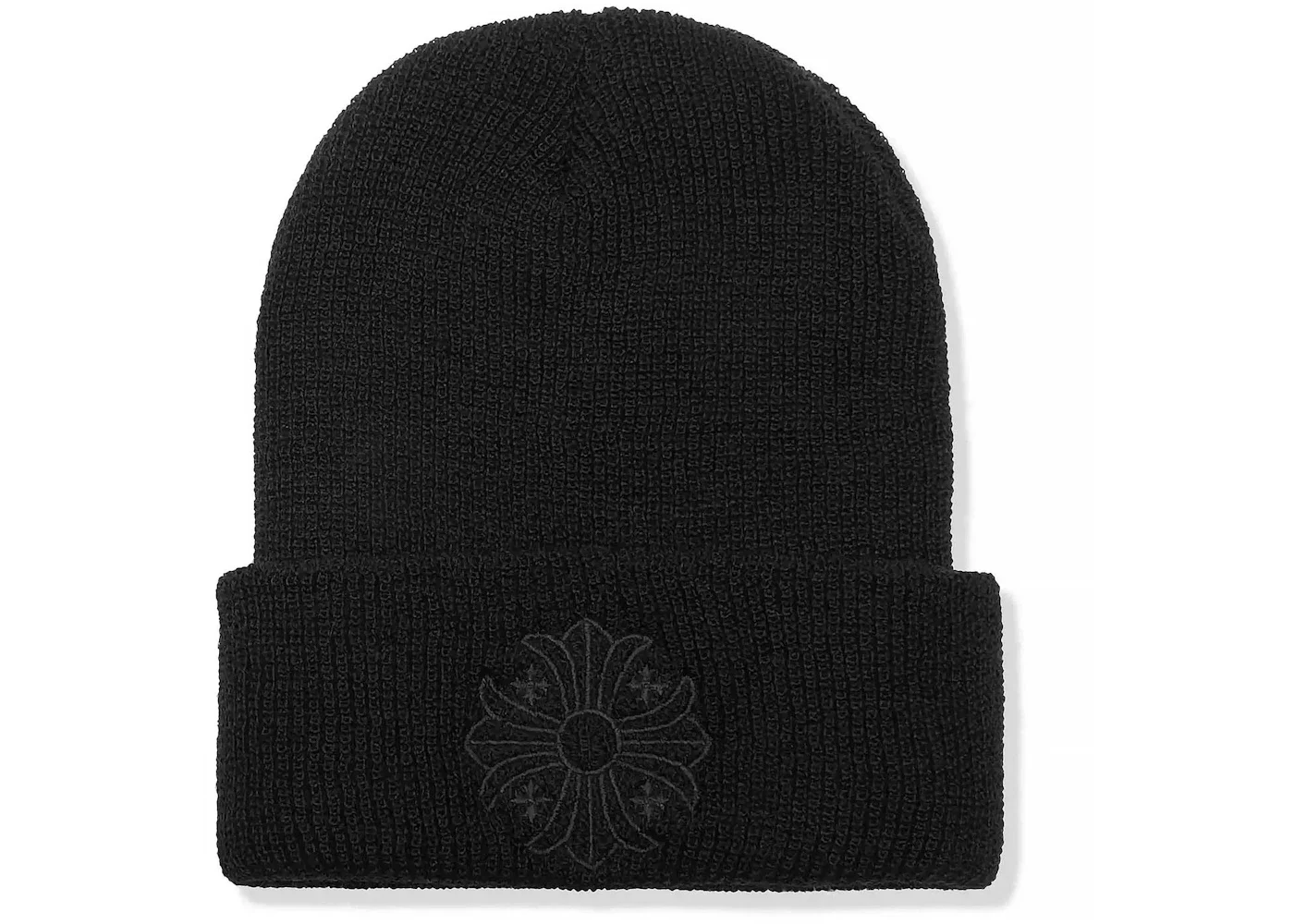 Chrome Hearts Plus Cross Beanie Black - 1