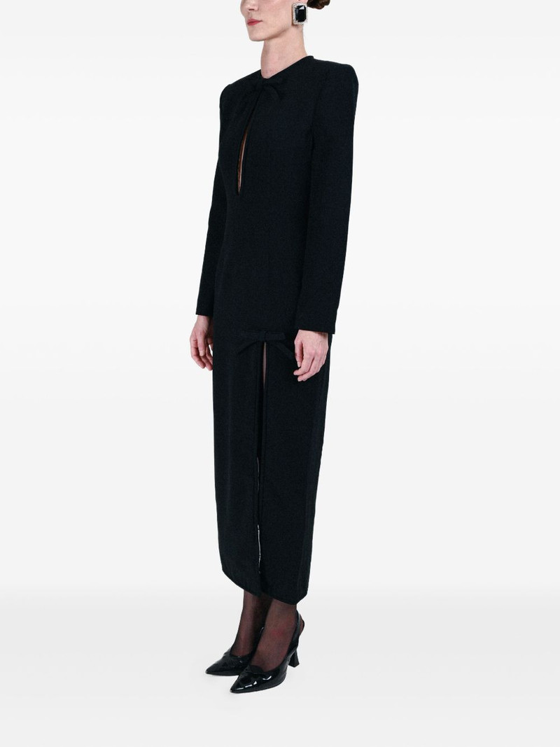 bow-detail long dress 3