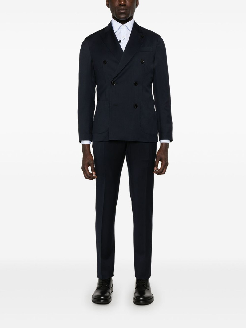 LARDINI virgin wool suit outlook