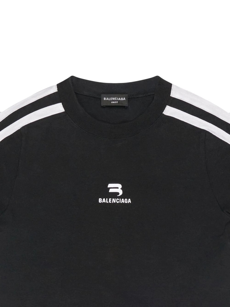 embroidered-logo stretch-cotton T-shirt 5