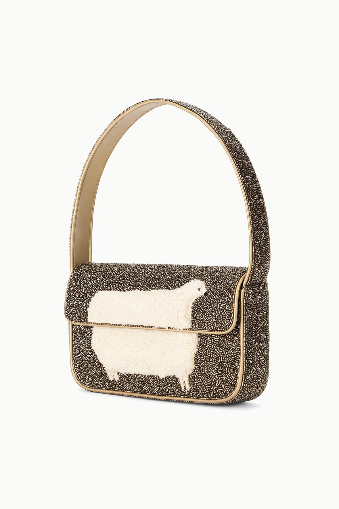 STAUD TOMMY BEADED BAG DOLLY - 3