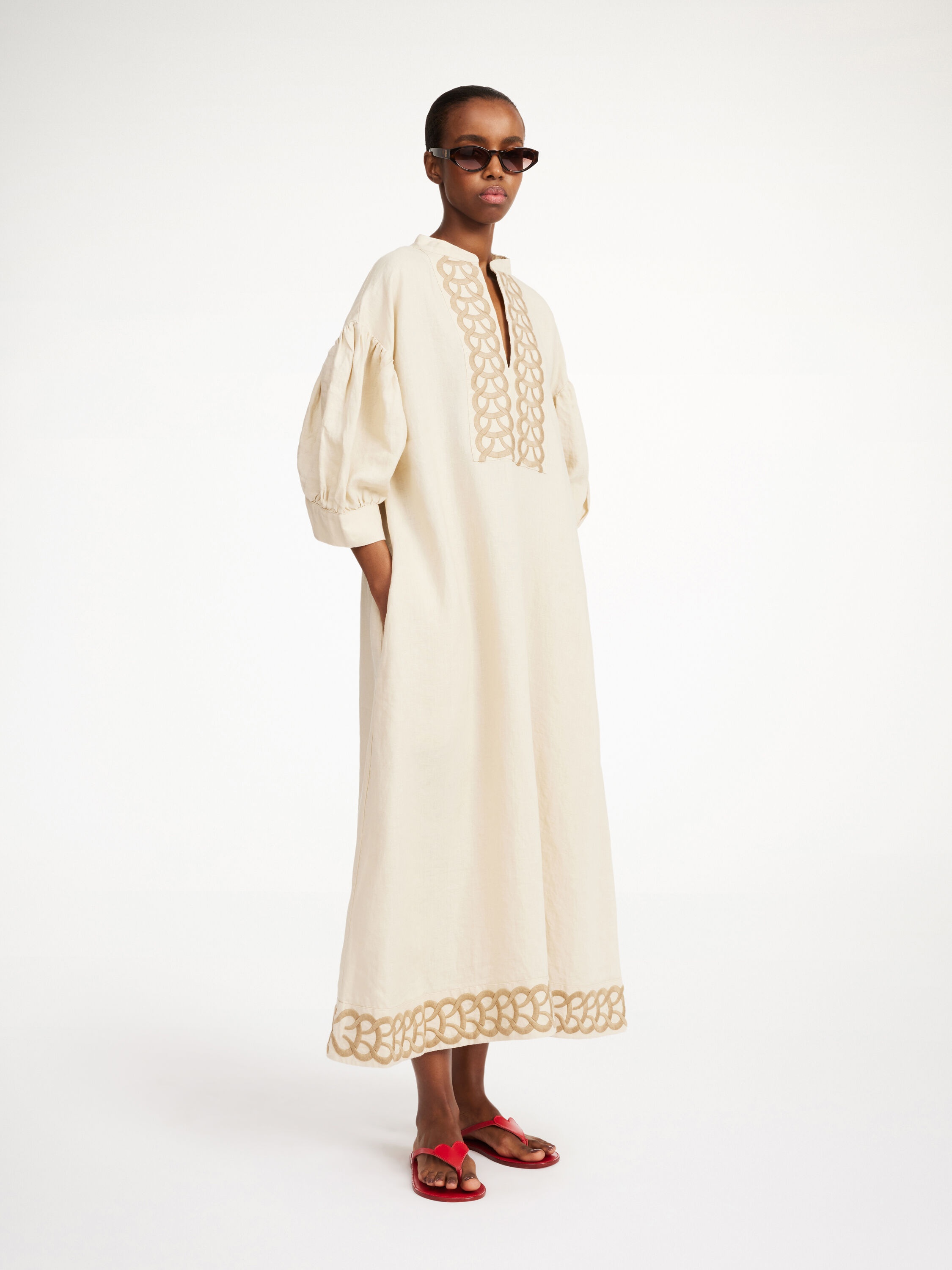 Lydea linen maxi dress - 1
