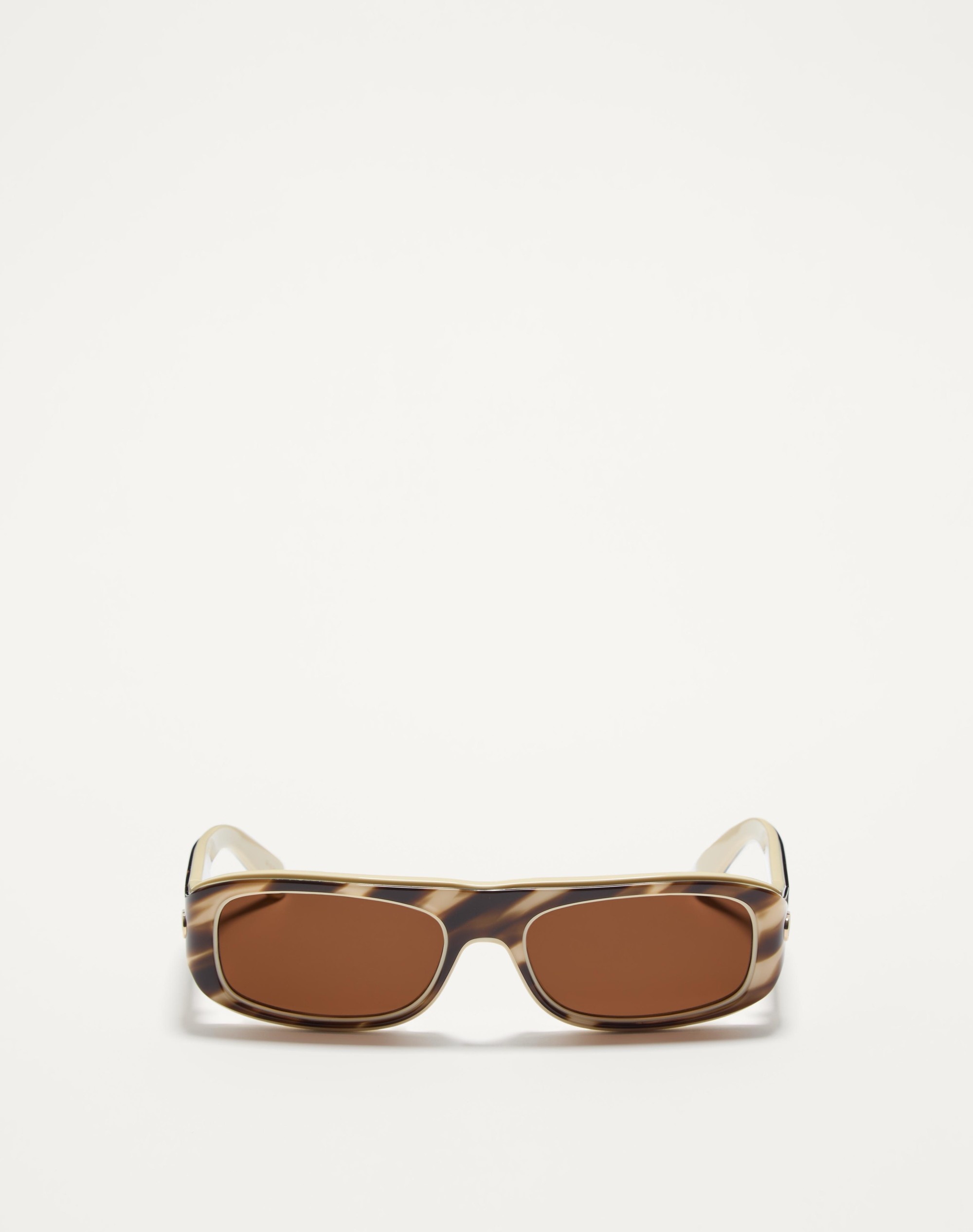 SLEEK RECTANGULAR 90'S ACETATE EYEWEAR - 1