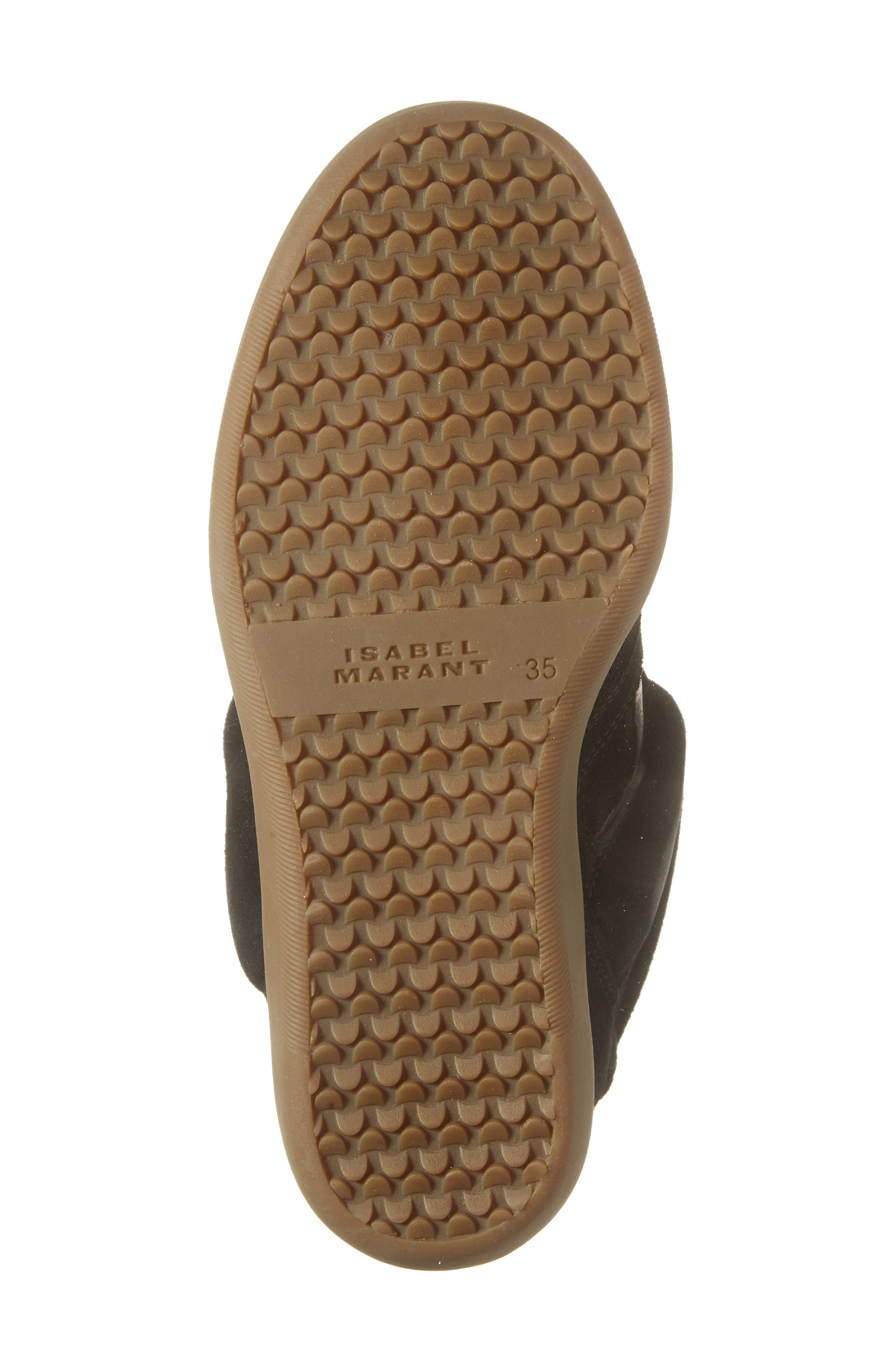 Isabel Marant Bekett Hidden Wedge High Top Sneaker in Black at Nordstrom - 6