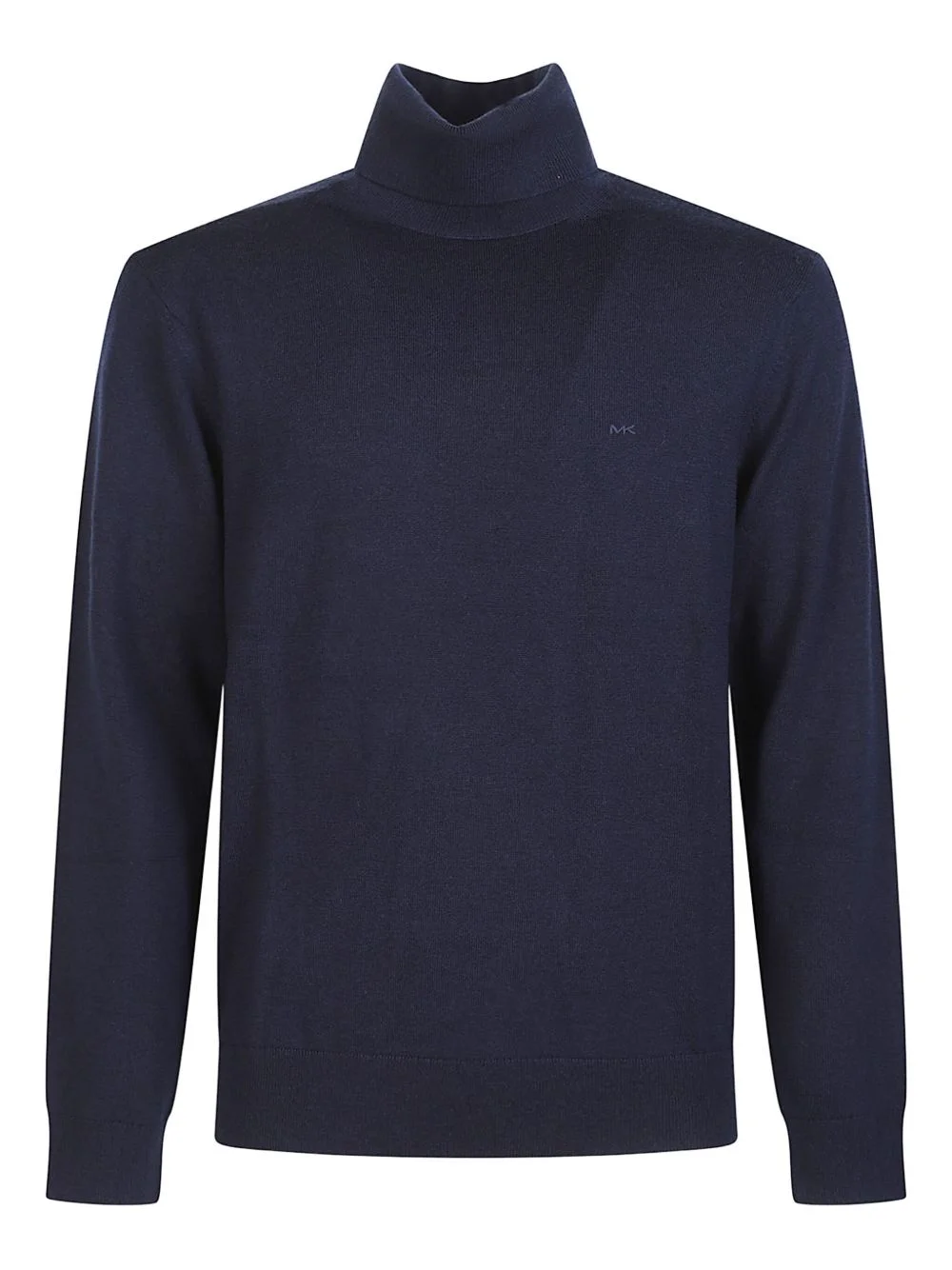 logo-embroidered roll-neck jumper - 1