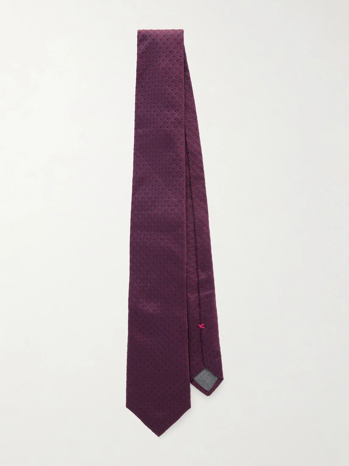 8cm Polk-Dot Silk-Jacquard Tie - 1