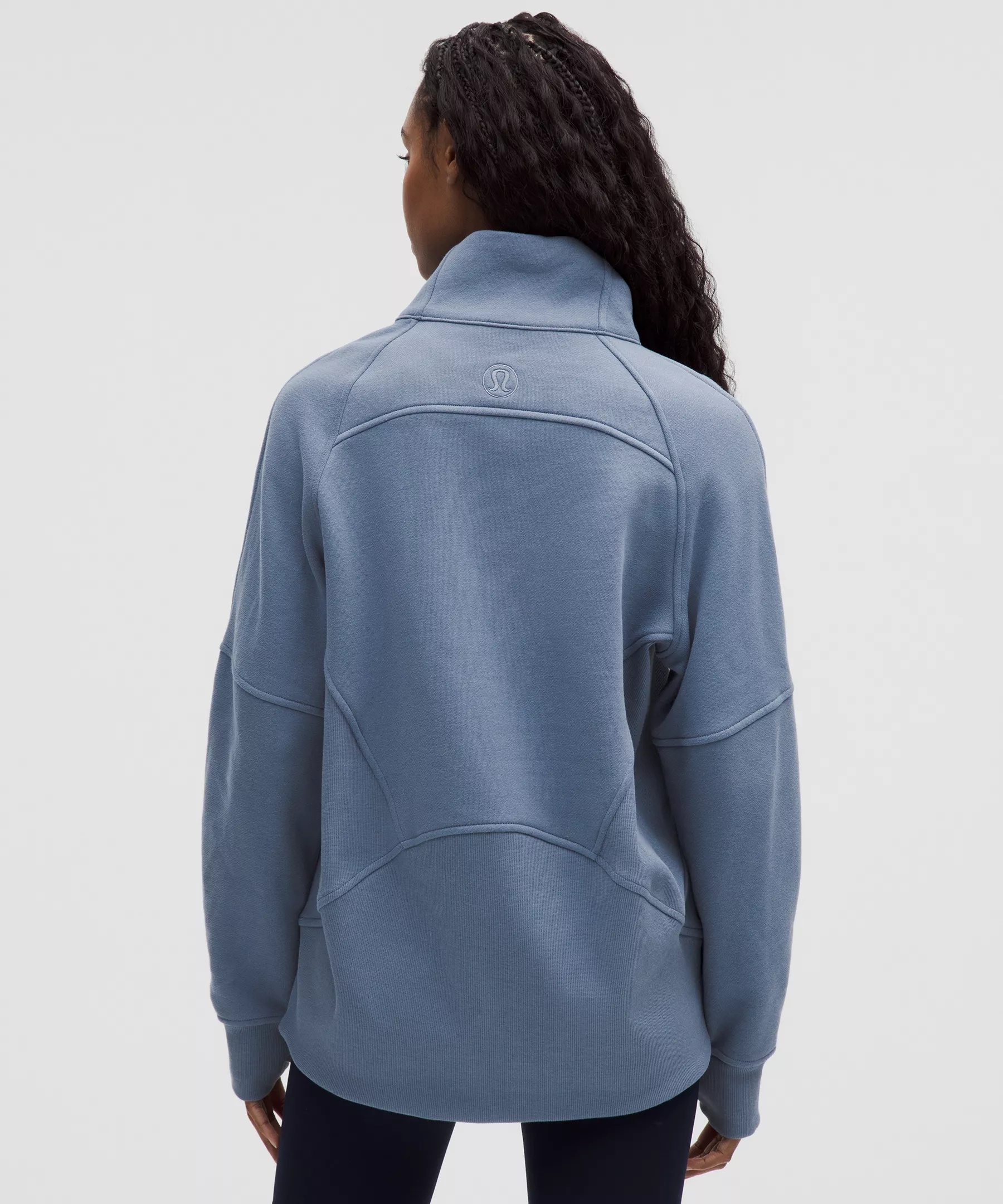 Scuba Oversized Funnel-Neck Half Zip *Long - 3