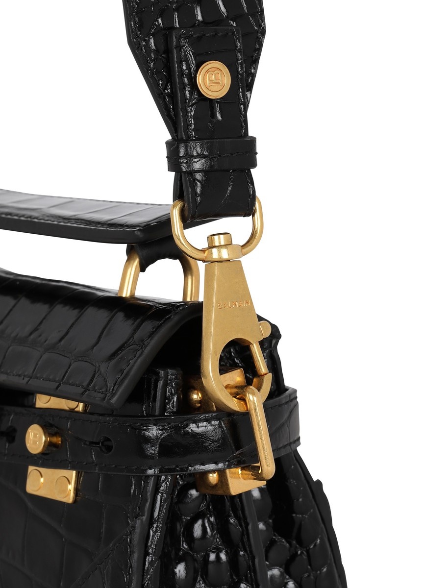 B-Buzz 19 bag in crocodile effect leather - 6