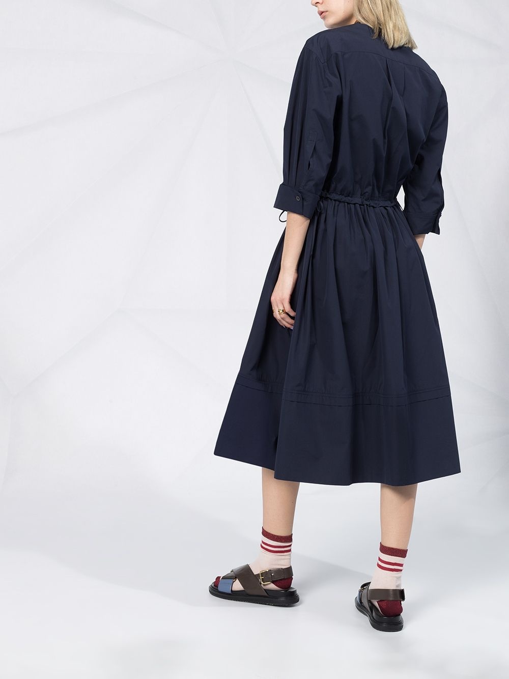 midi shirt dress - 6