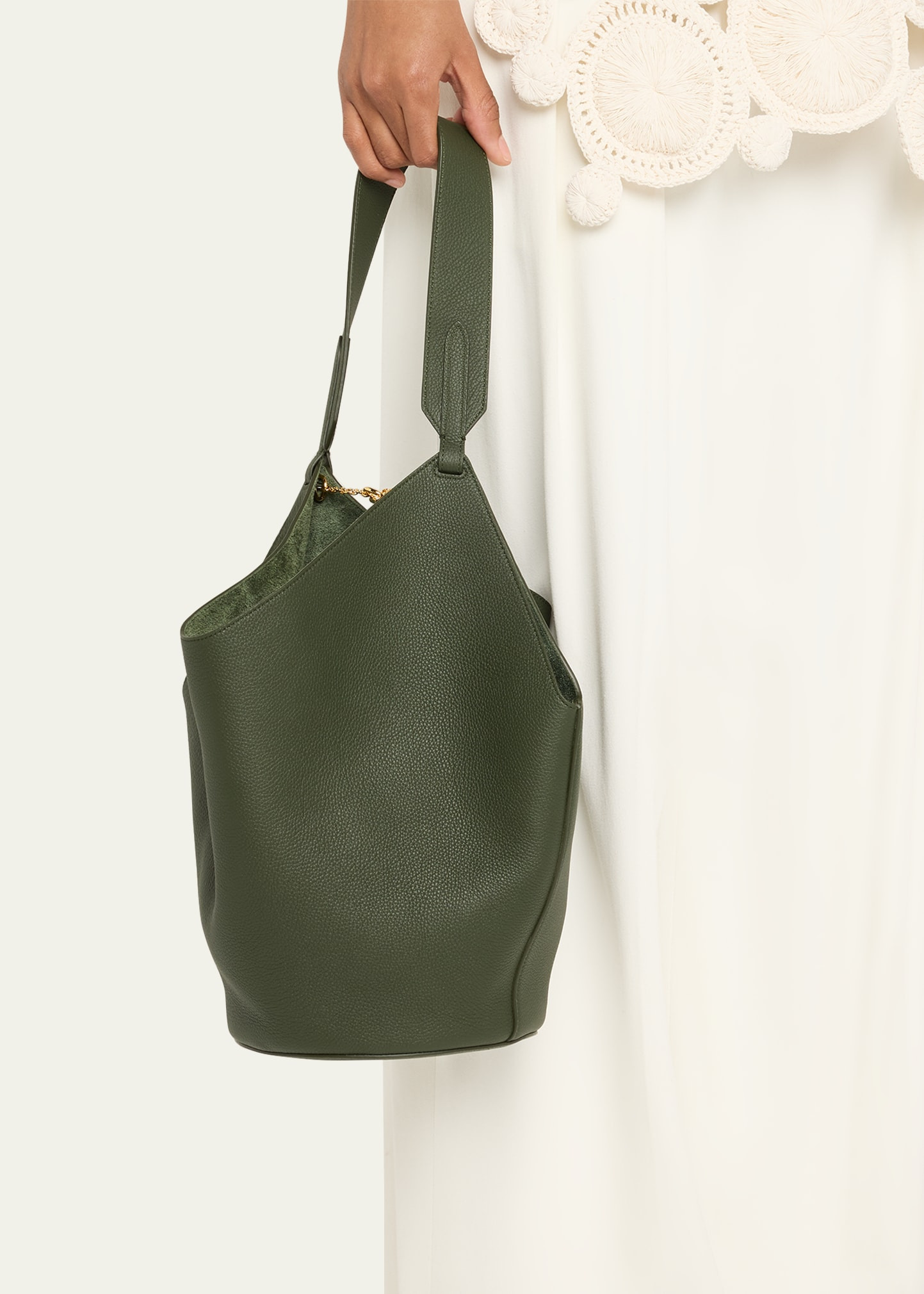 Lotus Small Calfskin Tote Bag - 2