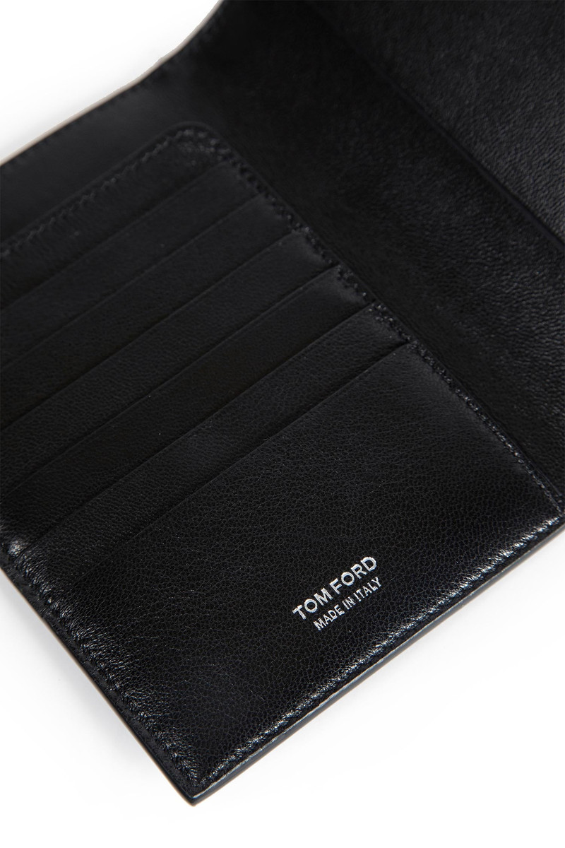TOM FORD Folded Card Holder In Croc Leather outlook
