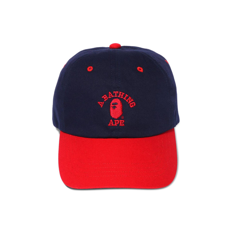 BAPE College Panel Cap 'Navy' - 1