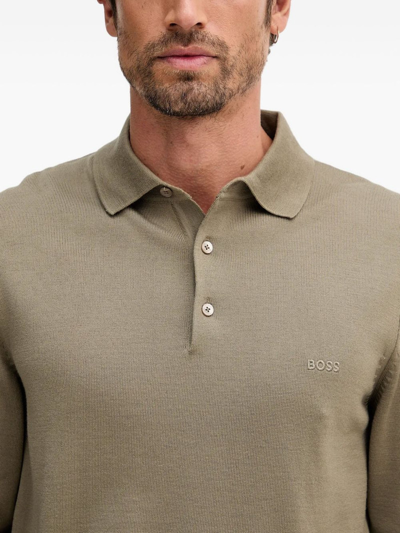 button long-sleeve polo shirt 4