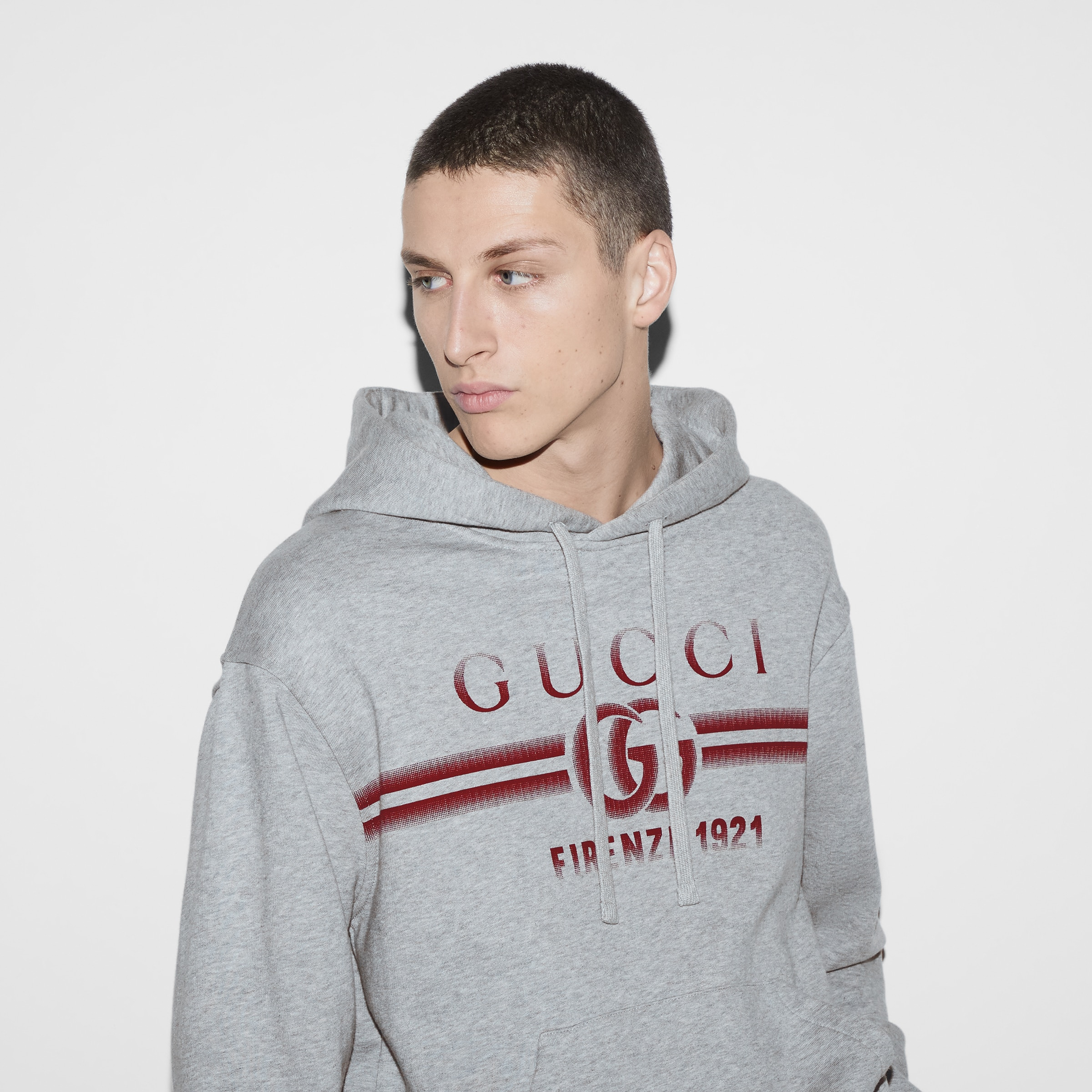 Cotton jersey hooded sweatshirt - 5