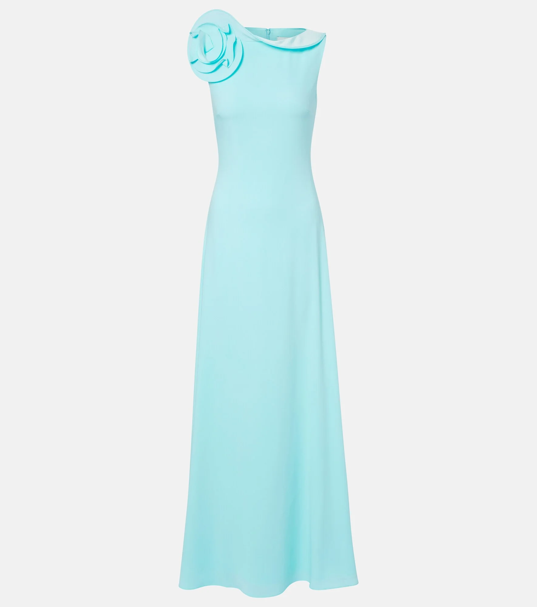 Floral-appliqué gown - 1