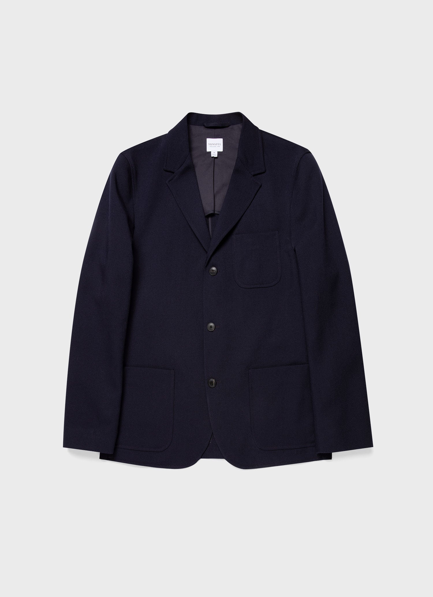 Wool Twill Blazer - 1