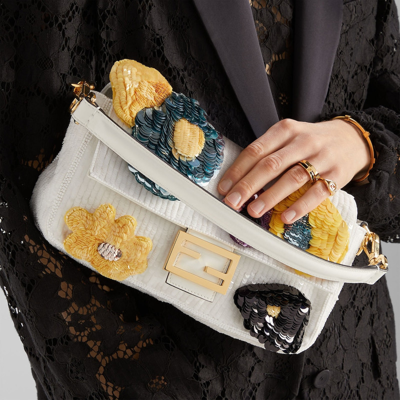 Baguette® Multicolor sequin Sunny Side Flowers bag 2