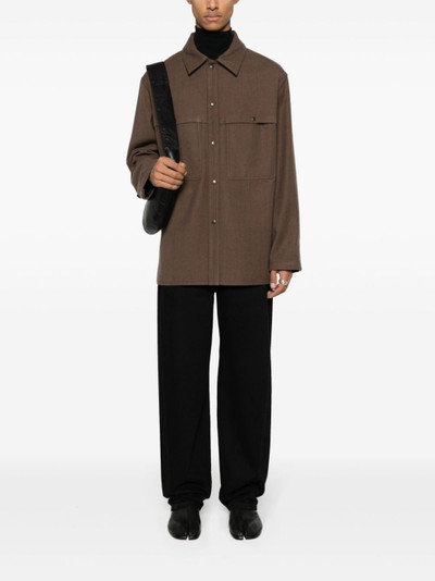 Lemaire Storm virgin-wool blend shirt jacket outlook